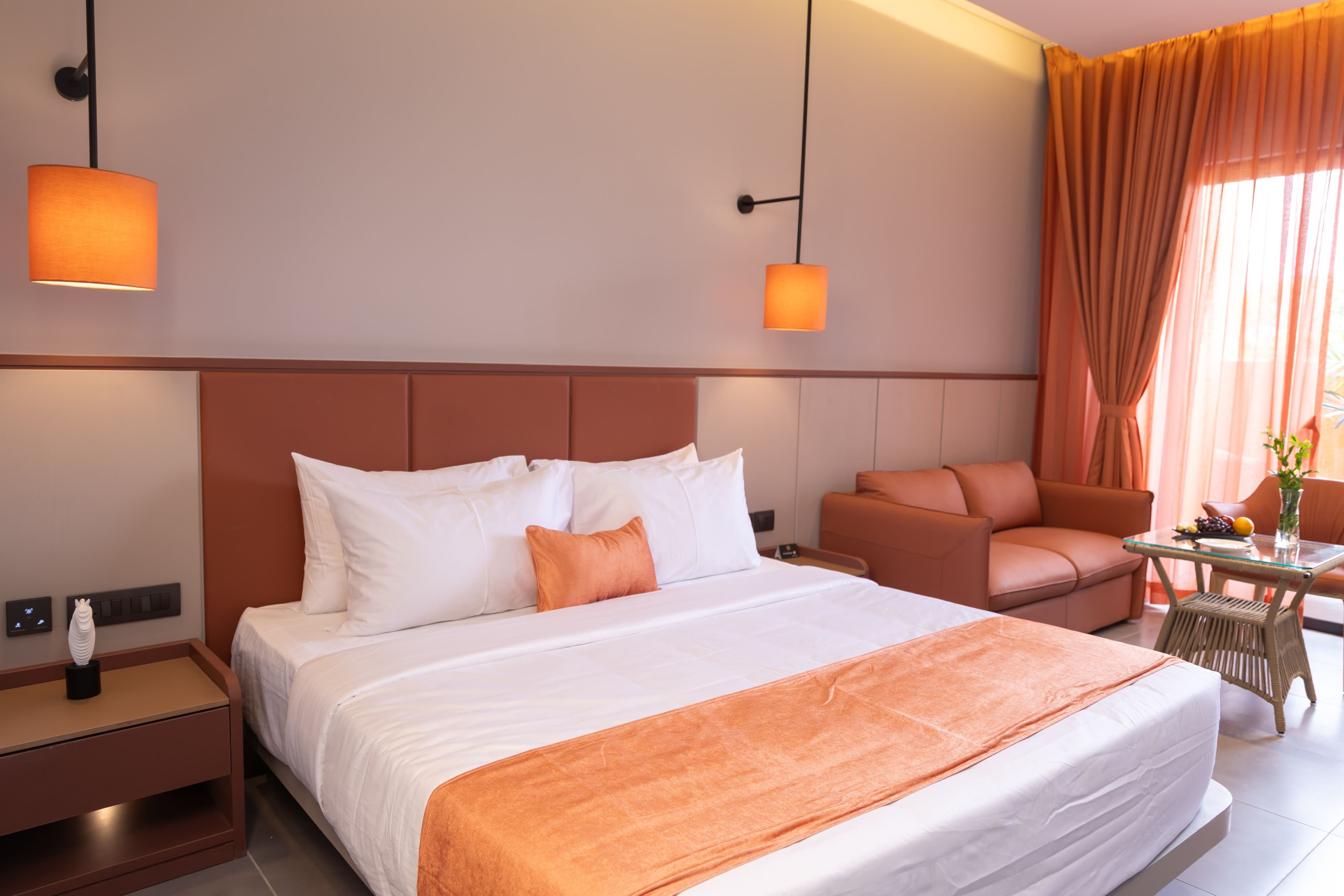 A calm wellness room